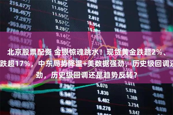 北京股票配资 金银惊魂跳水！现货黄金跌超2%、现货白银一度跌超17%，中东局势降温+美数据强劲，历史级回调还是趋势反转？